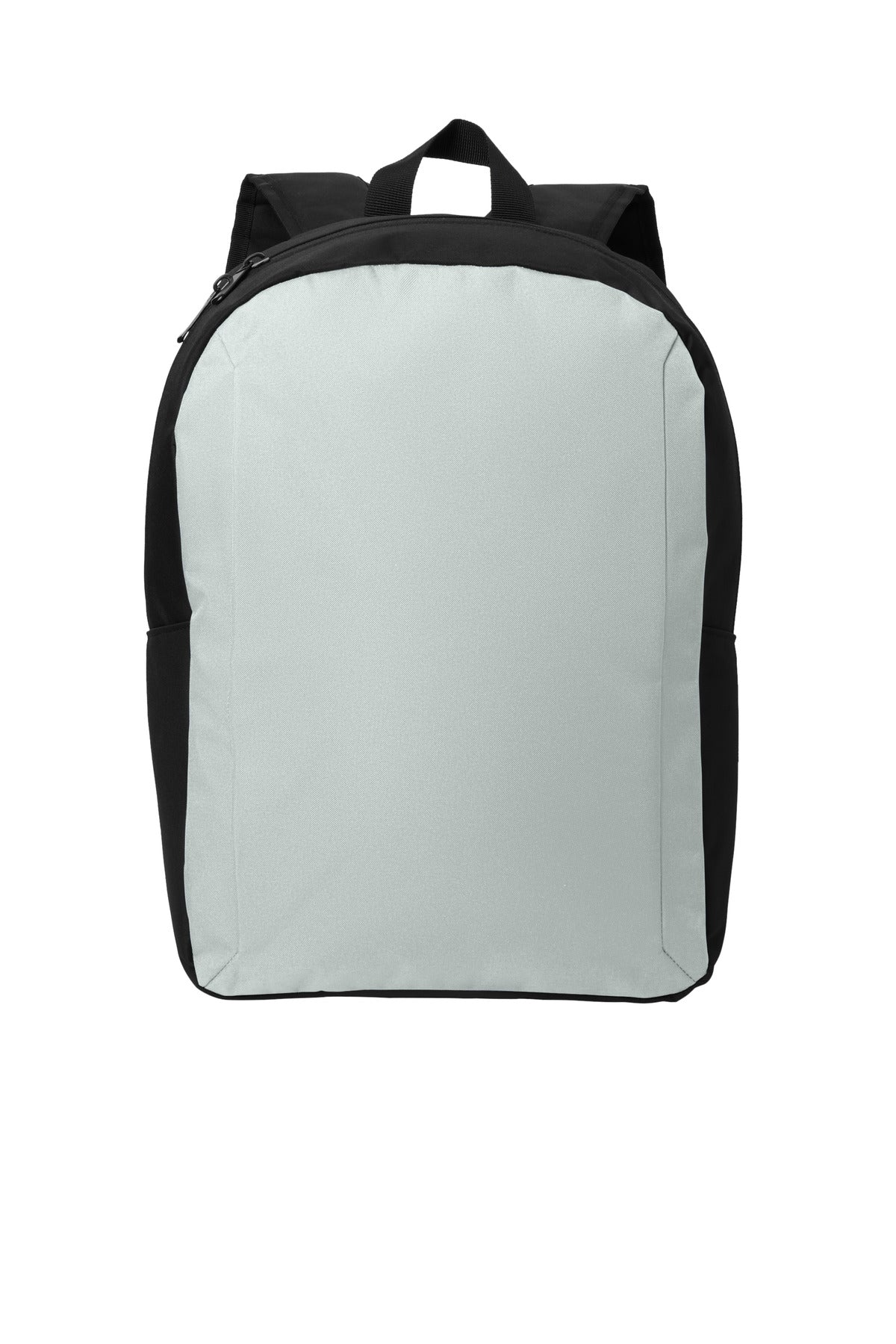 Port Authority Modern Backpack BG231 - Gusty Grey/ Black - front