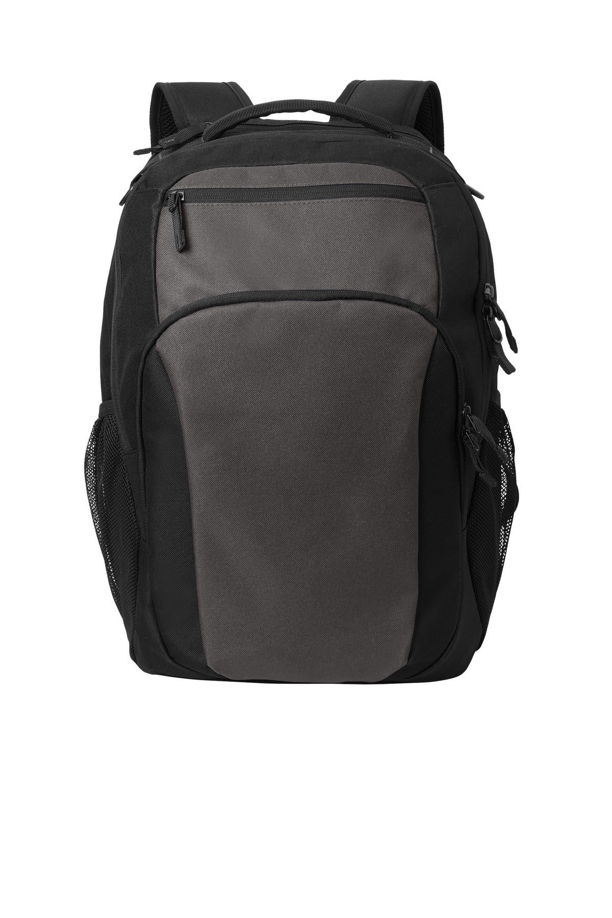 Port Authority Transport Backpack BG232 - Dark Charcoal/ Black - front
