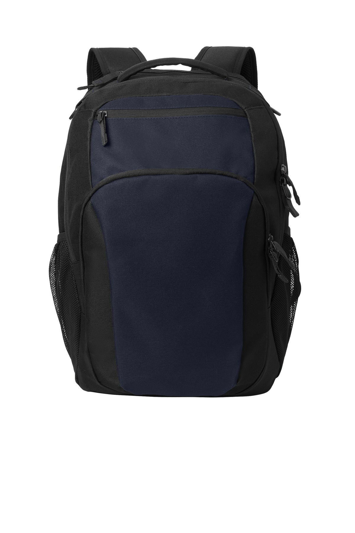 Port Authority Transport Backpack BG232 - True Navy/ Black - front