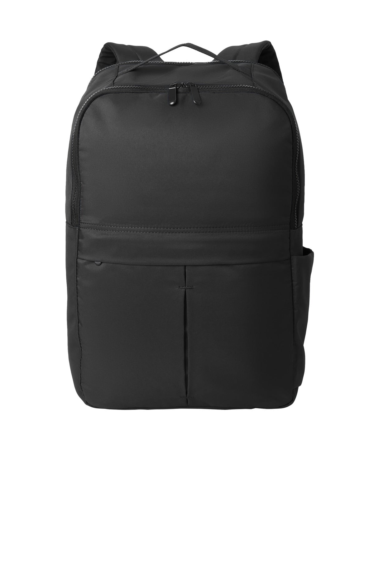 Port Authority Matte Backpack BG235 - Deep Black - front