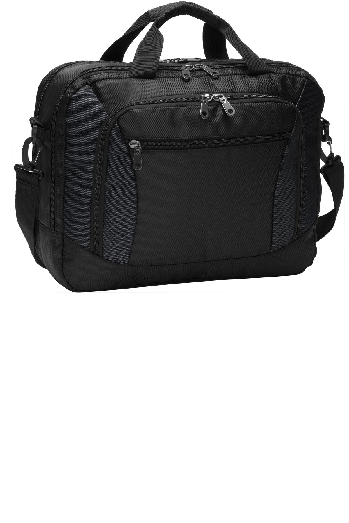 Port Authority Commuter Brief. BG307 - Black - front