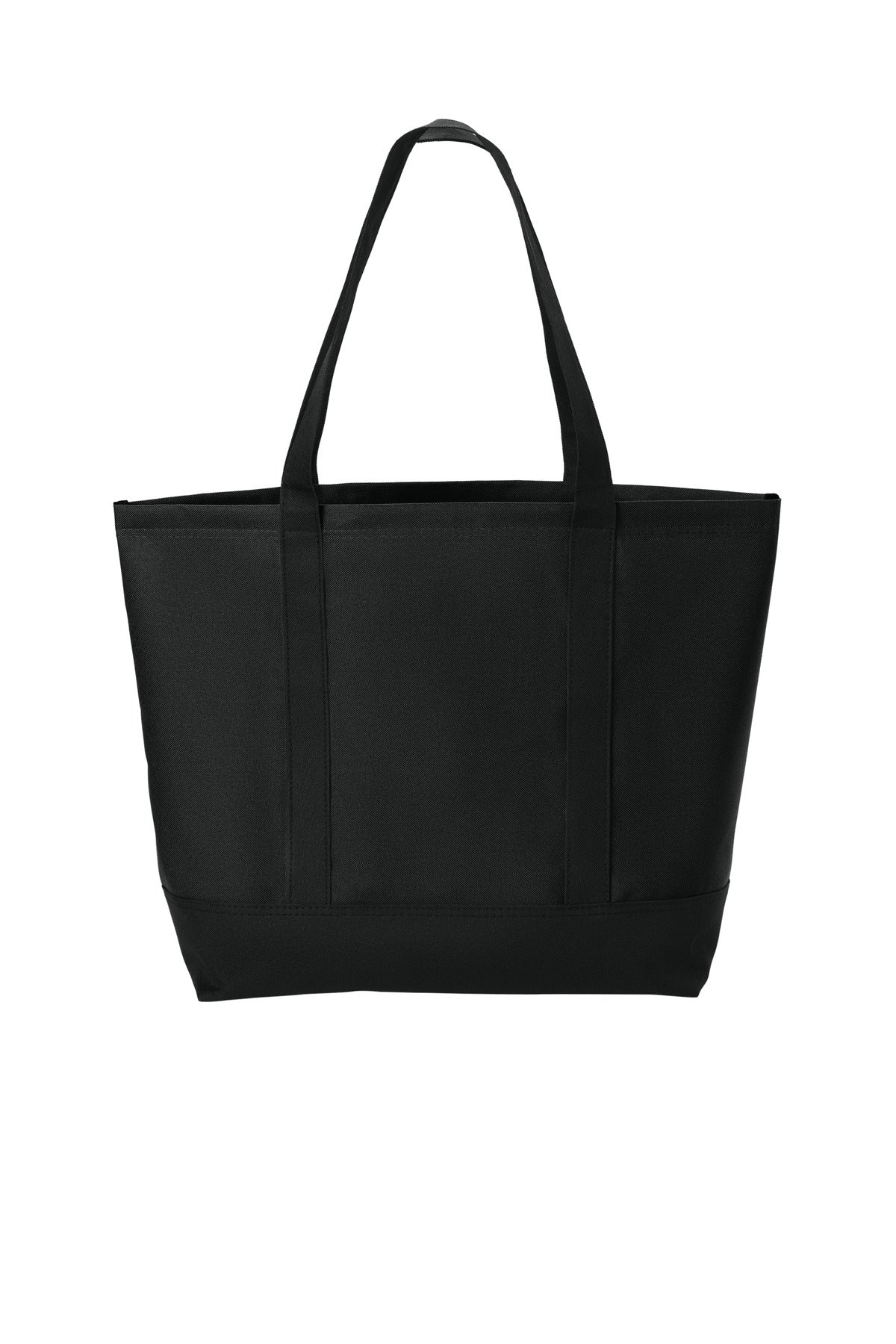 Port Authority Day Tote. BG406 - Black/ Black - front