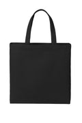 Port Authority Cotton Canvas Tote BG424 - Deep Black - front