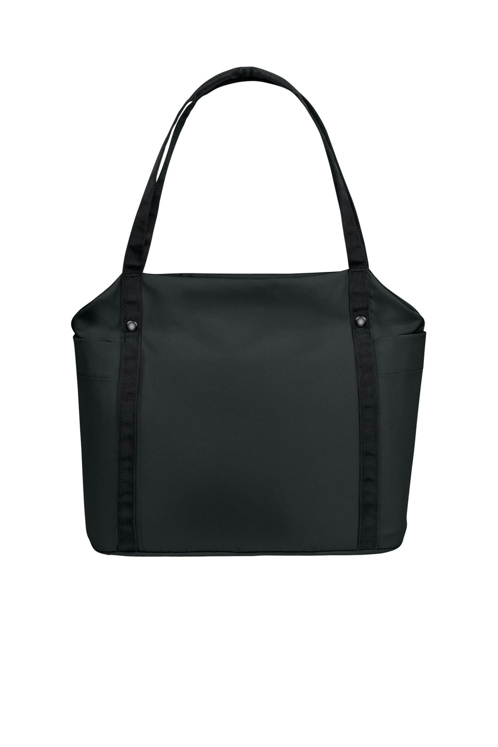Port Authority Matte Oxford Tote BG472 - Deep Black - back