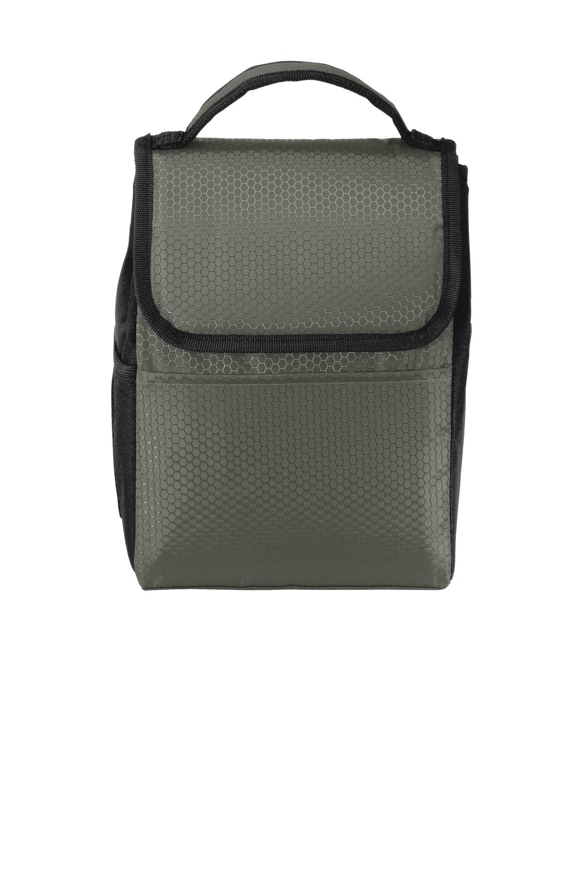 Port Authority Lunch Bag Cooler. BG500 - Grey/ Black - front
