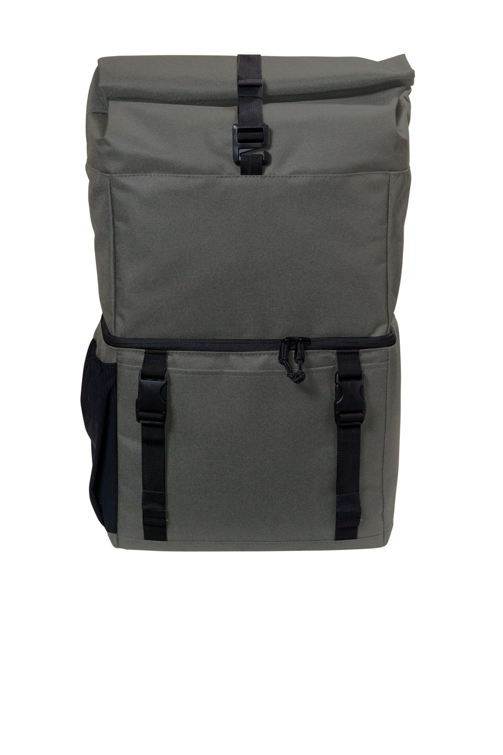Port Authority 18-Can Backpack Cooler BG501 - Dark Charcoal/ Black - front