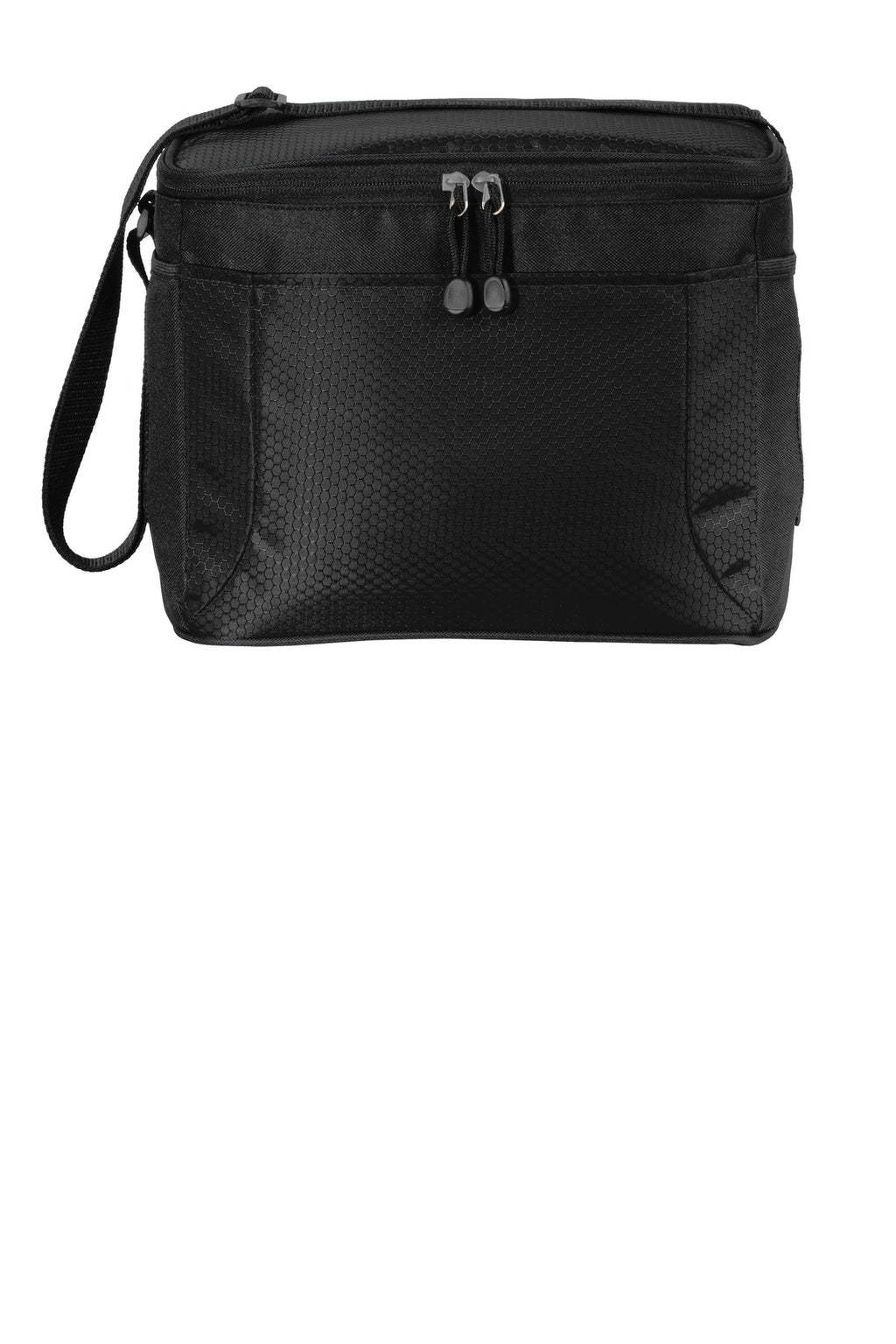 Port Authority 12-Can Cube Cooler. BG513 - Black/ Black - front