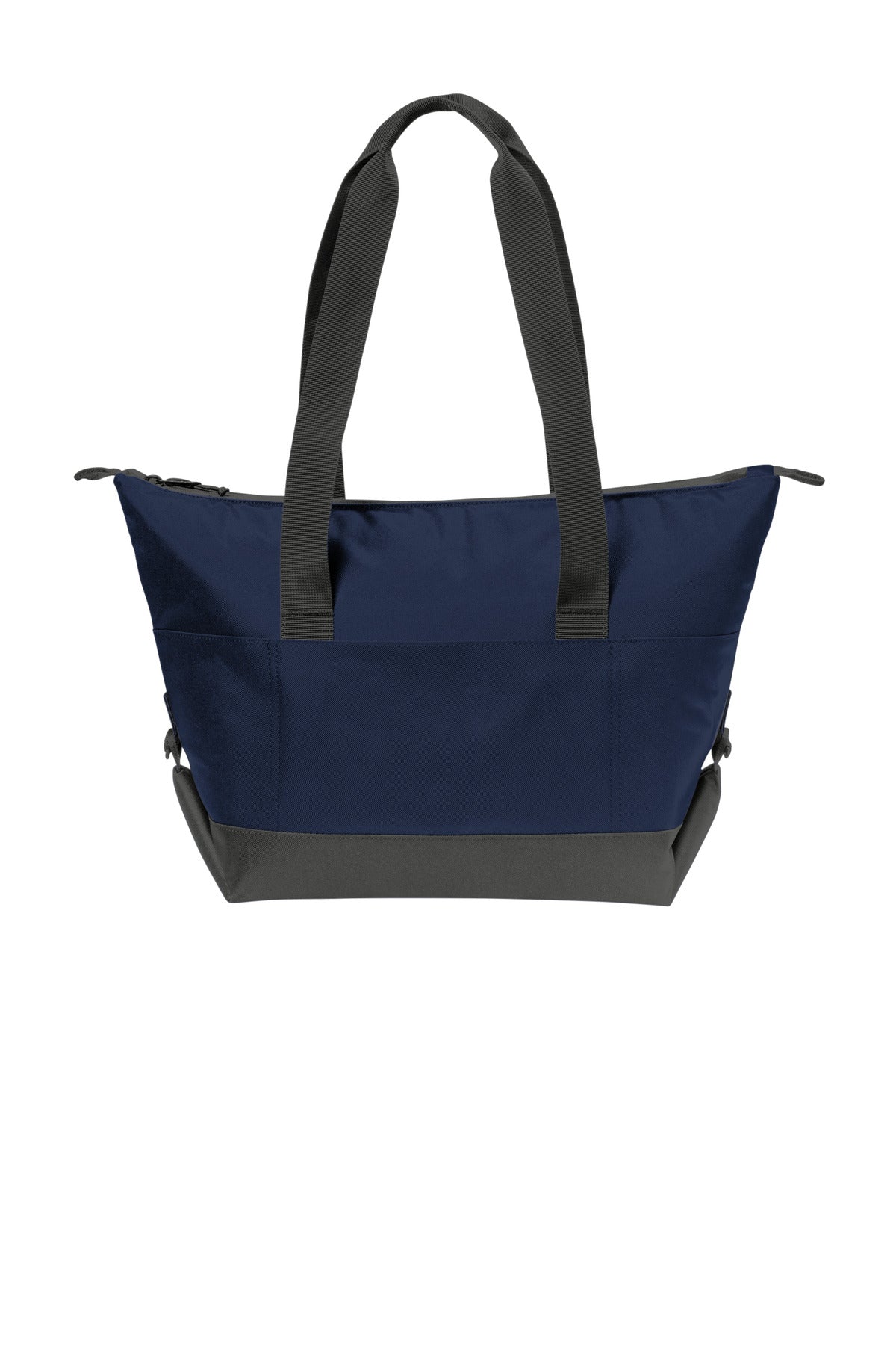 Port Authority 18-Can Collapsible Cooler BG516 - River Blue Navy/ Dark Charcoal - front
