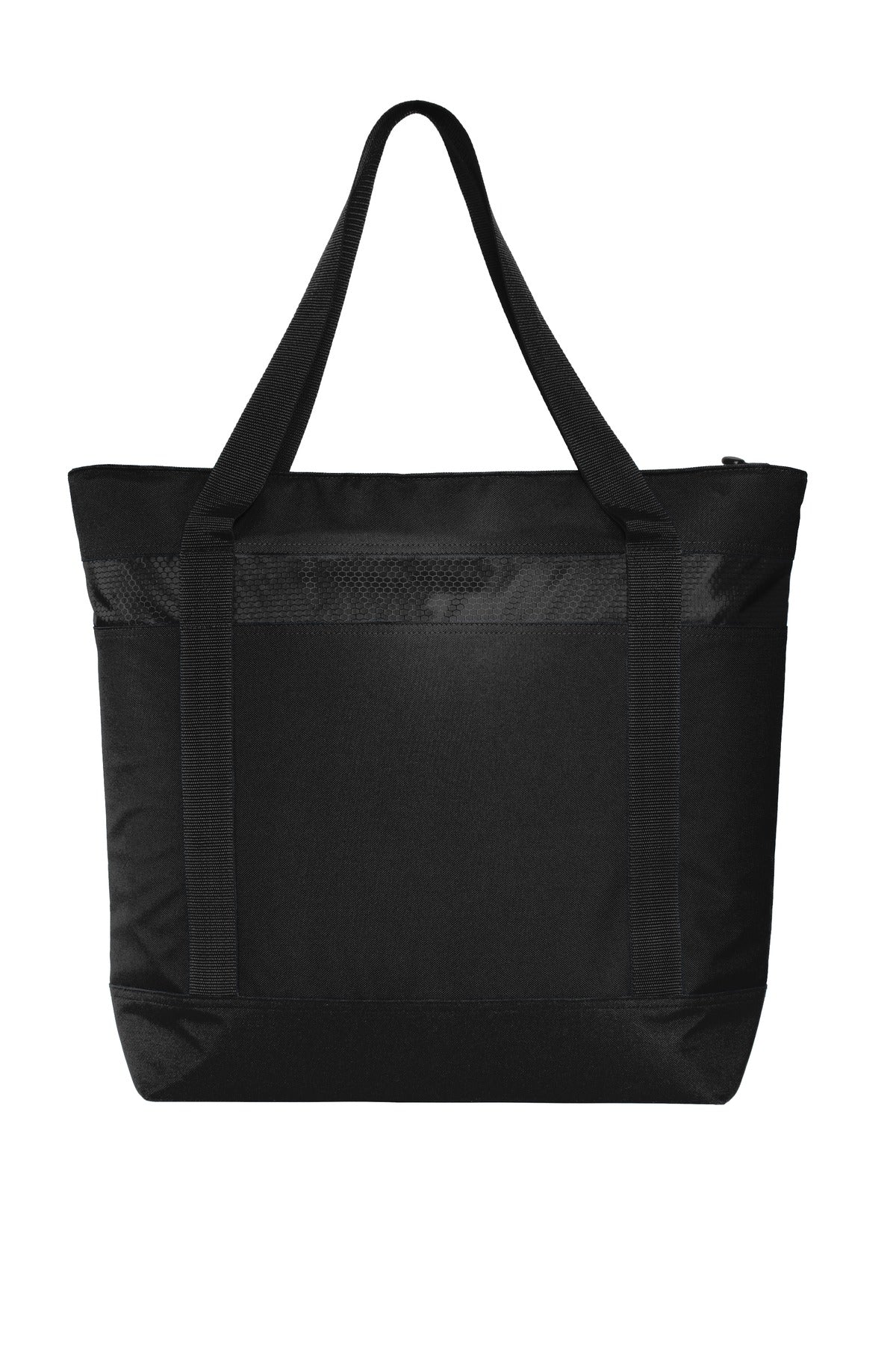 Port Authority Large Tote Cooler. BG527 - Black/ Black - back