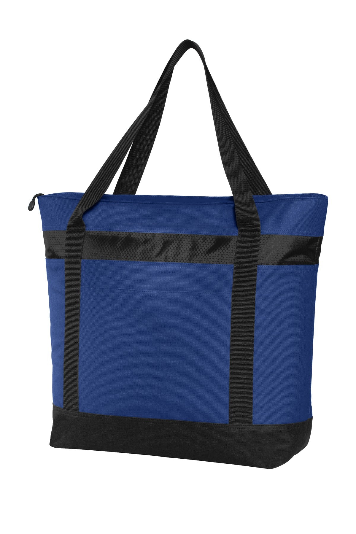 Port Authority Large Tote Cooler. BG527 - True Royal/ Black - front