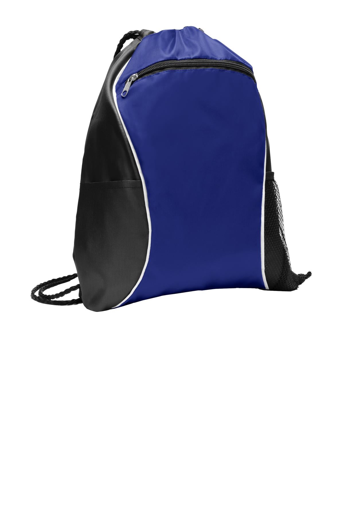 Port Authority Fast Break Cinch Pack. BG613 - Hyper Blue - front