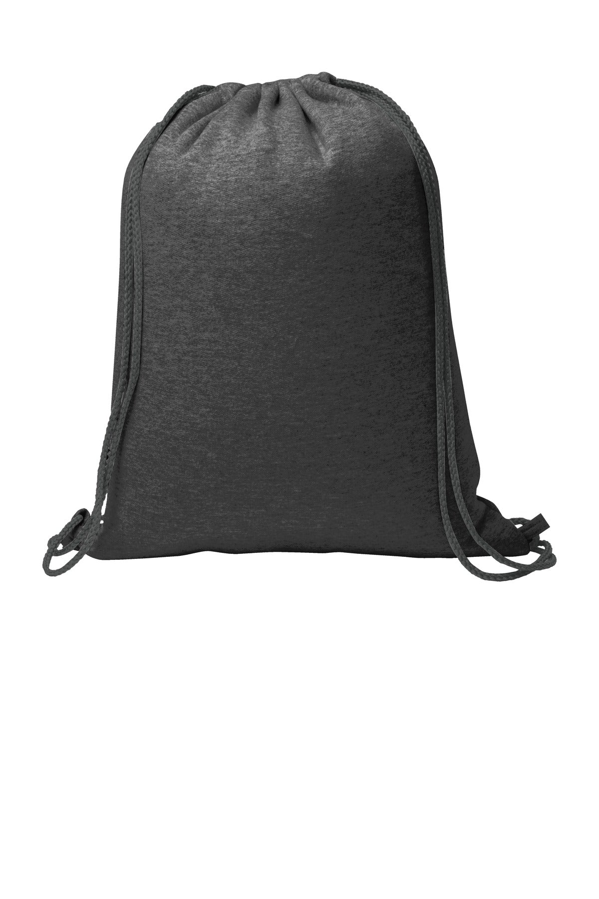 Port & Co Core Fleece Sweatshirt Cinch Pack. BG614 - Dark Heather Grey - back