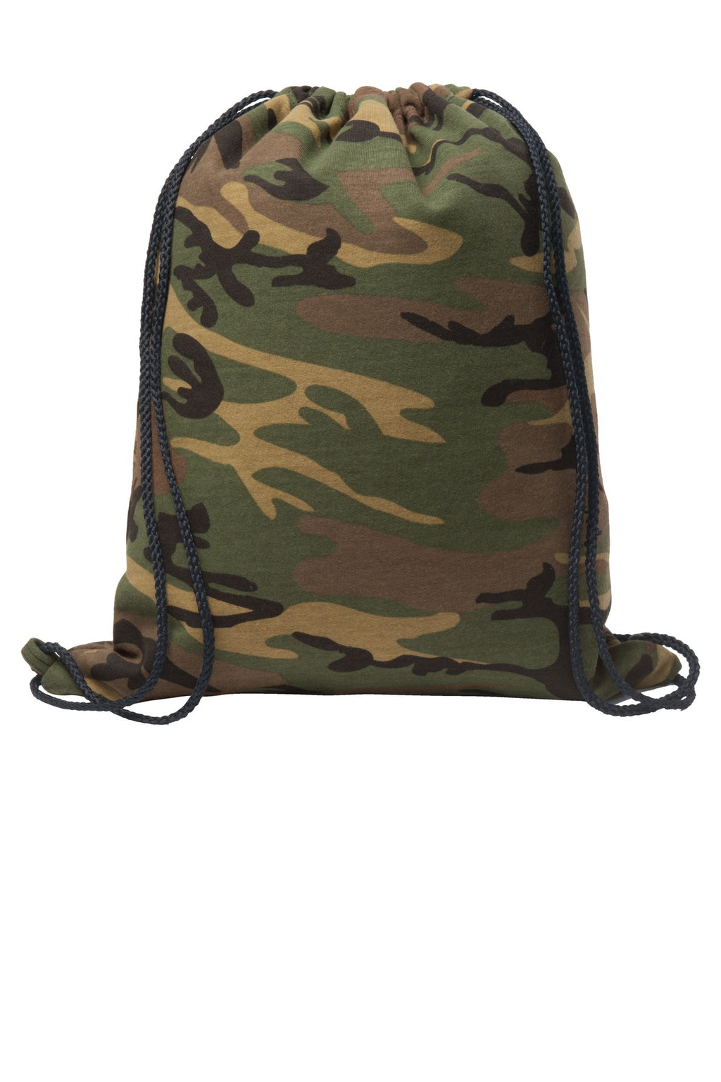 Port & Co Core Fleece Sweatshirt Cinch Pack. BG614 - Military Camo - back