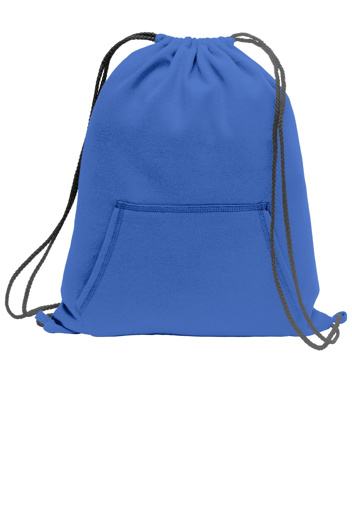 Port & Co Core Fleece Sweatshirt Cinch Pack. BG614 - Royal - front