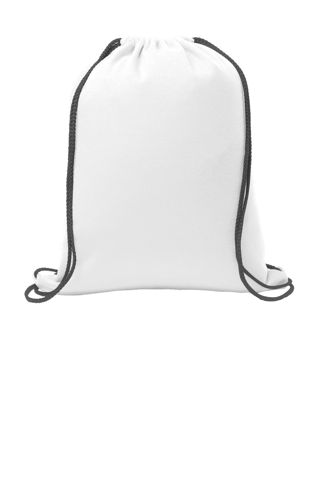 Port & Co Core Fleece Sweatshirt Cinch Pack. BG614 - White - back