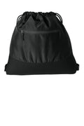 Port Authority Agility Mesh Pocket Cinch BG619 - Deep Black - front