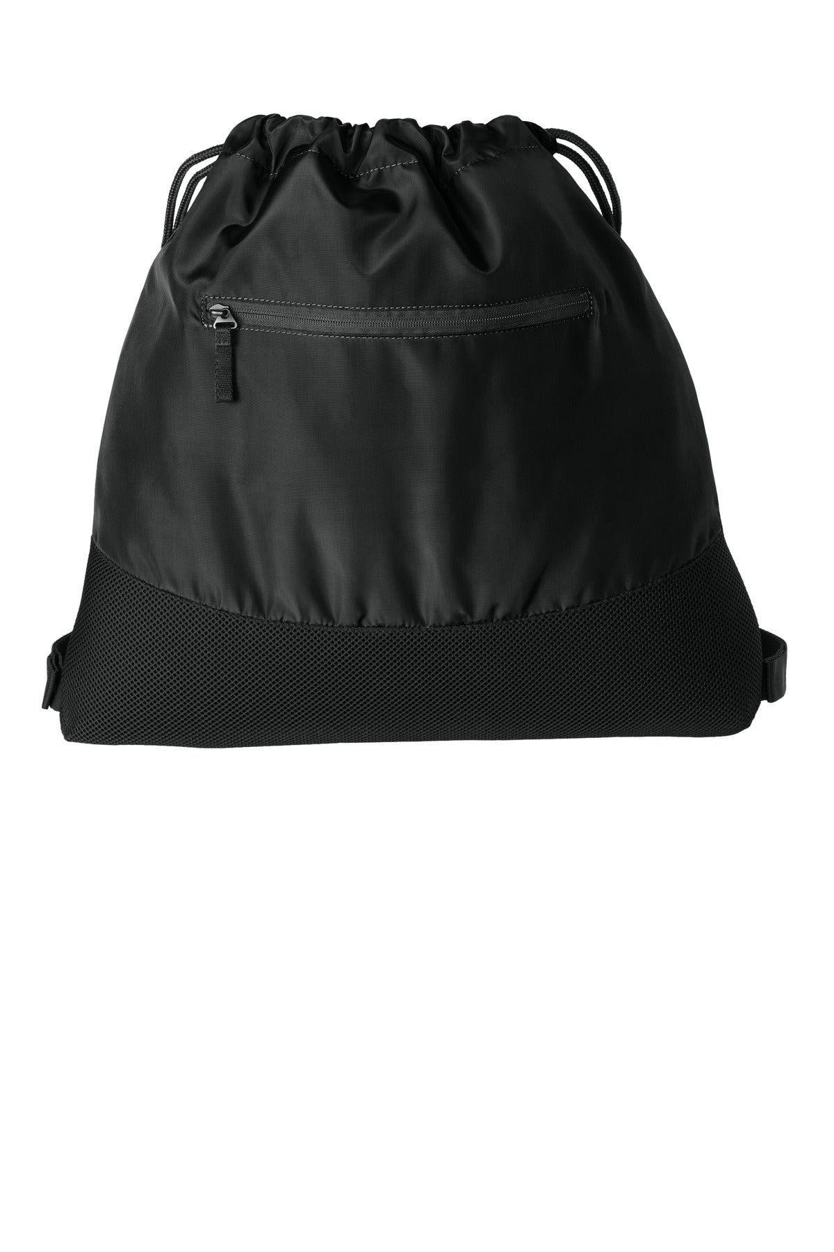 Port Authority Agility Mesh Pocket Cinch BG619 - Deep Black - front