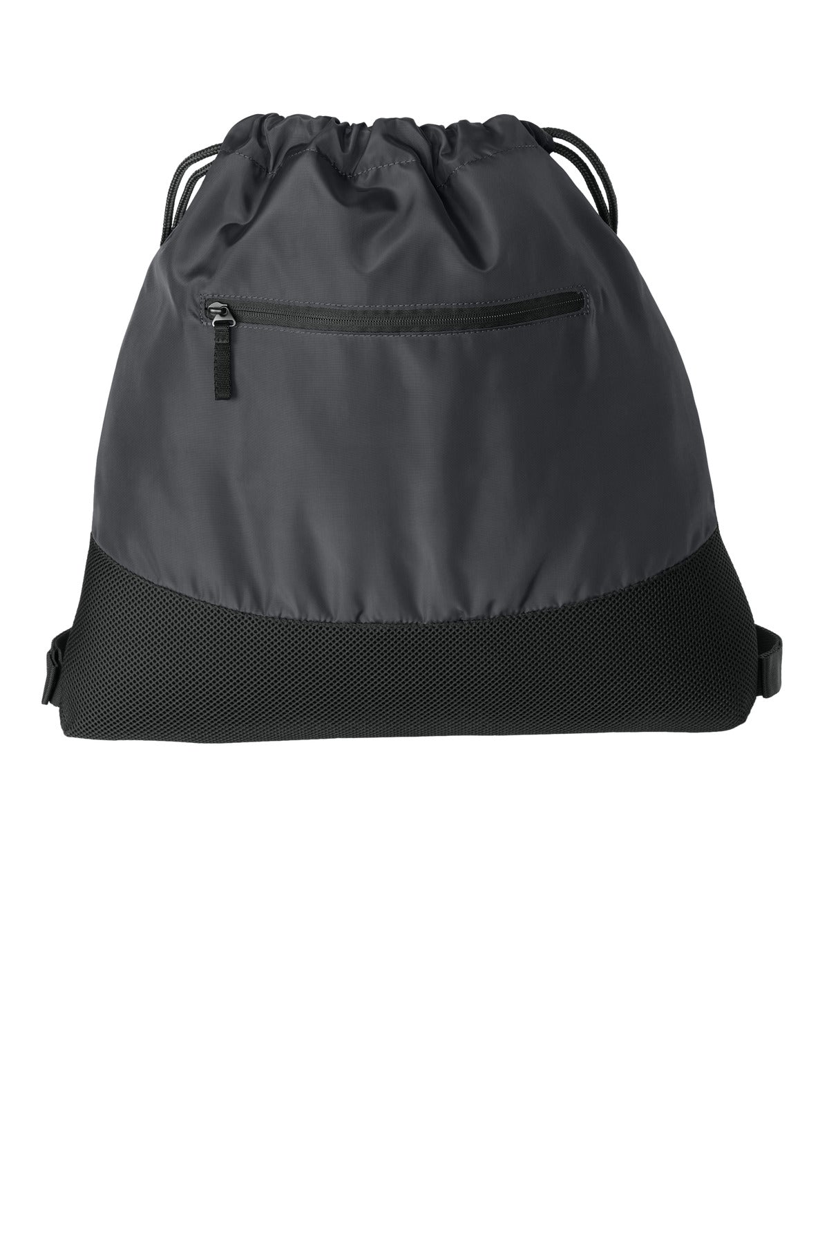 Port Authority Agility Mesh Pocket Cinch BG619 - Iron Grey - front