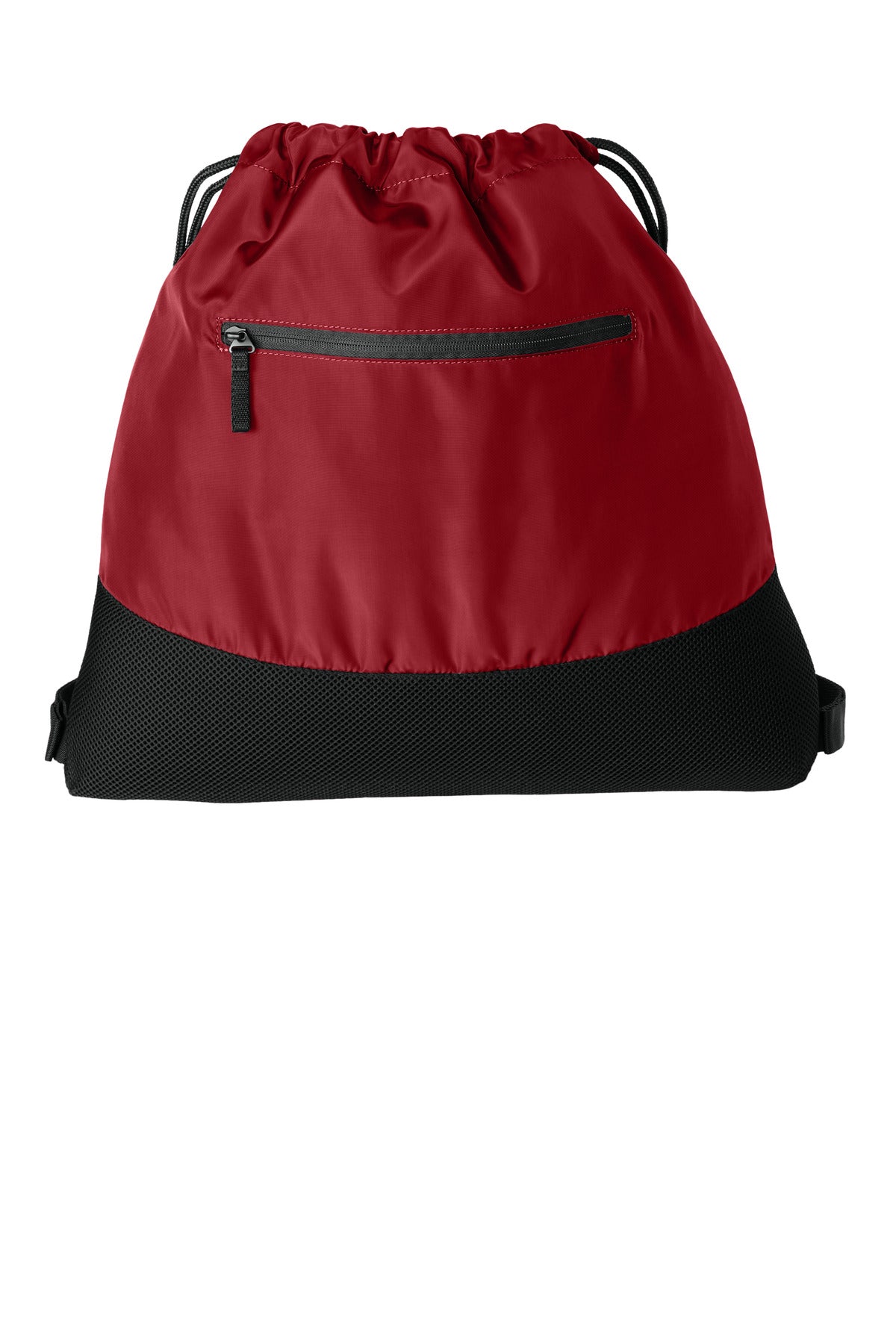 Port Authority Agility Mesh Pocket Cinch BG619 - Rich Red - front