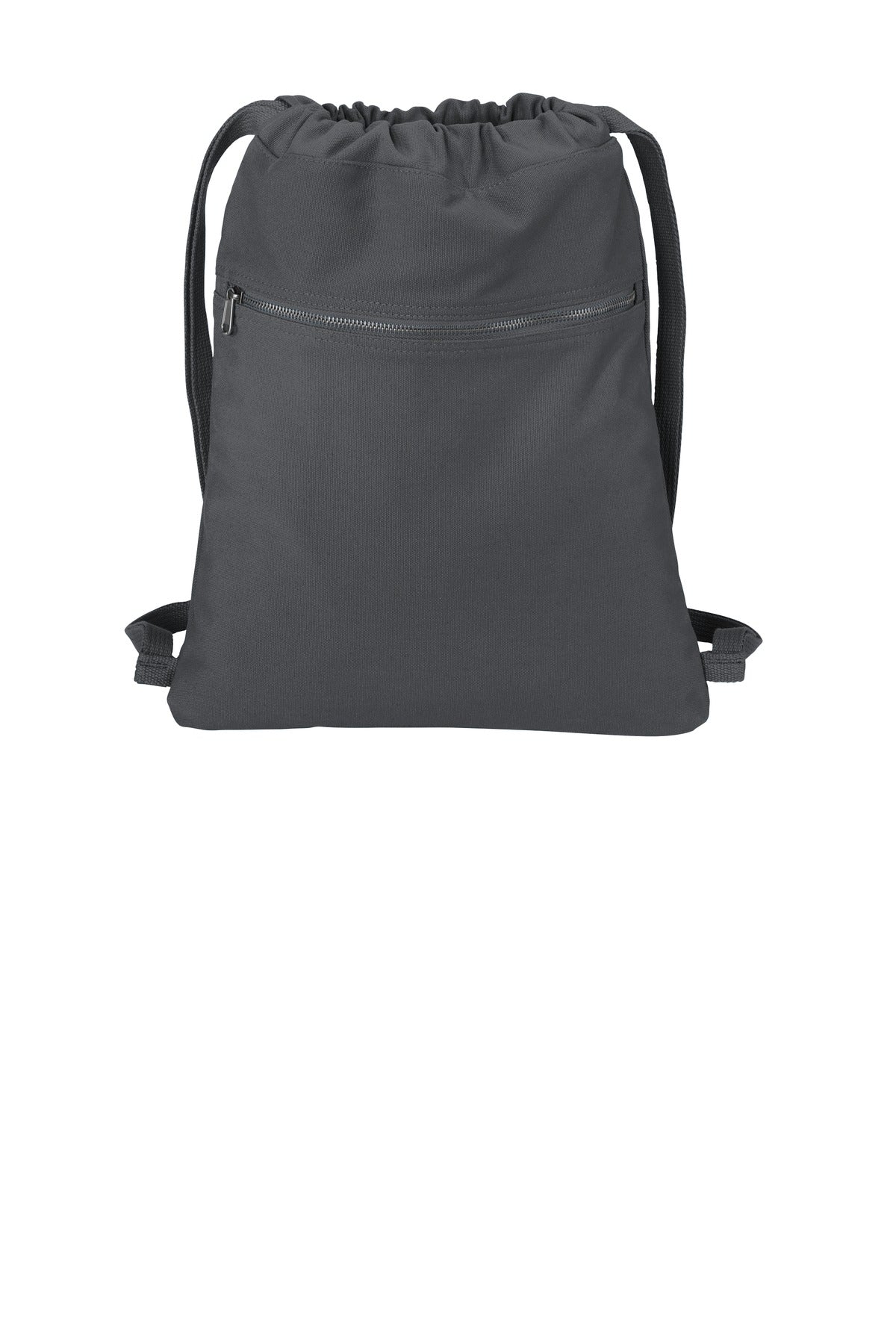 DISCONTINUED Port Authority Beach Wash Cinch Pack. BG621 - Coal - front