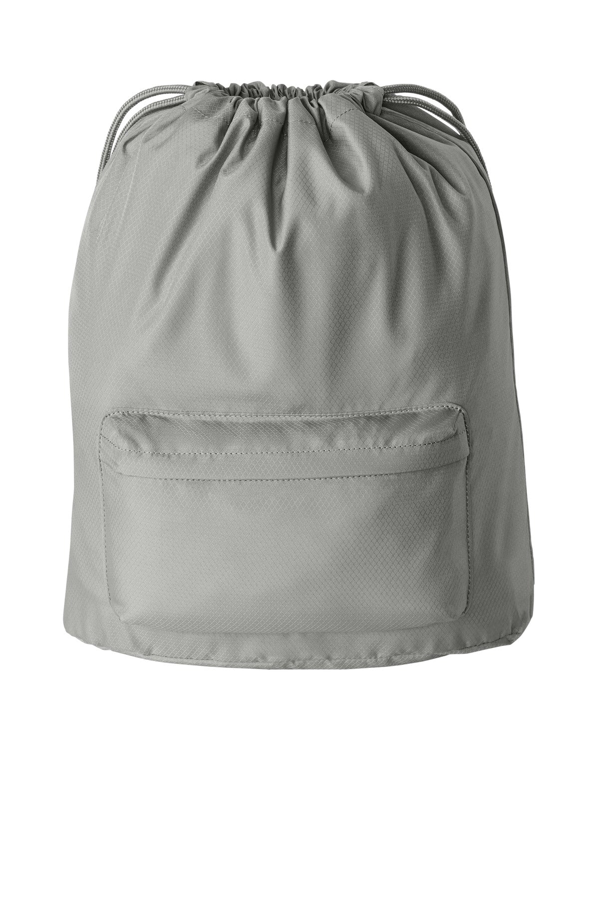 Port Authority Diamond Pocket Cinch BG637 - Gusty Grey - front