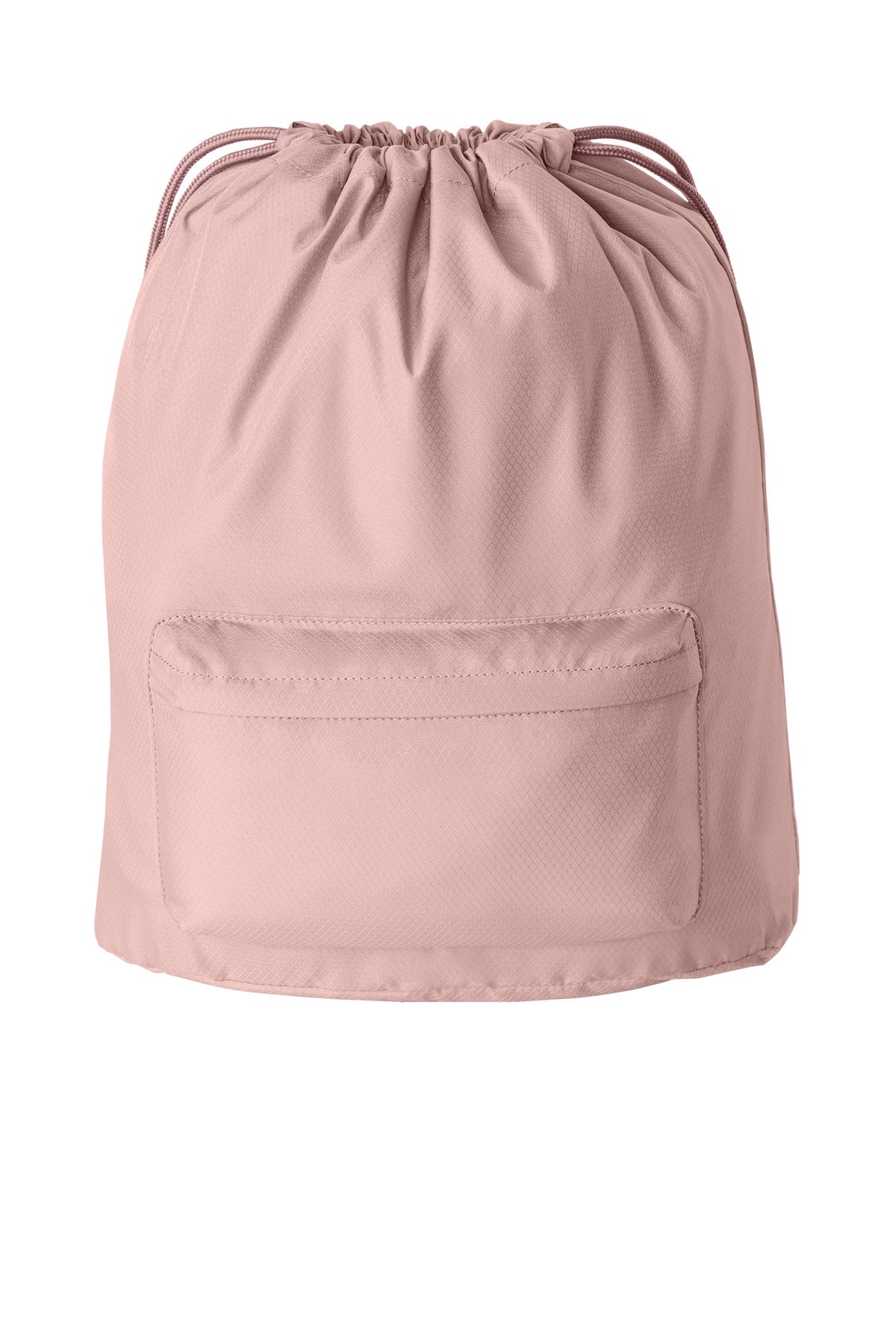 Port Authority Diamond Pocket Cinch BG637 - Rose Quartz - front