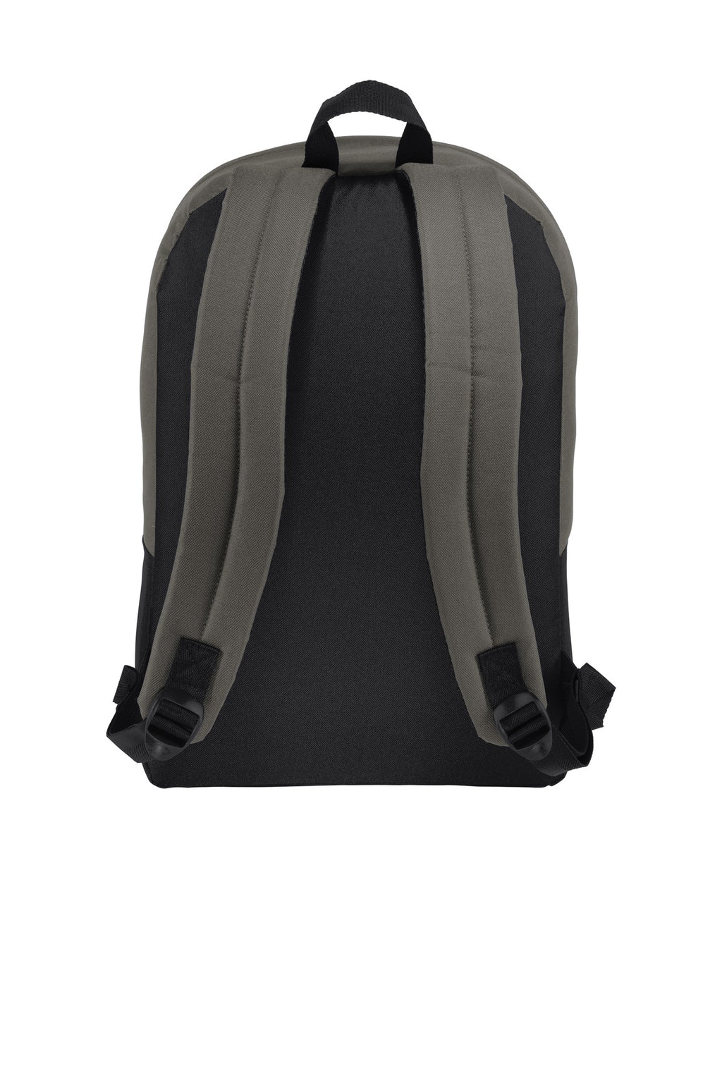 DISCONTINUED Port Authority Retro Backpack BG7150 - Dark Charcoal/ Black - back