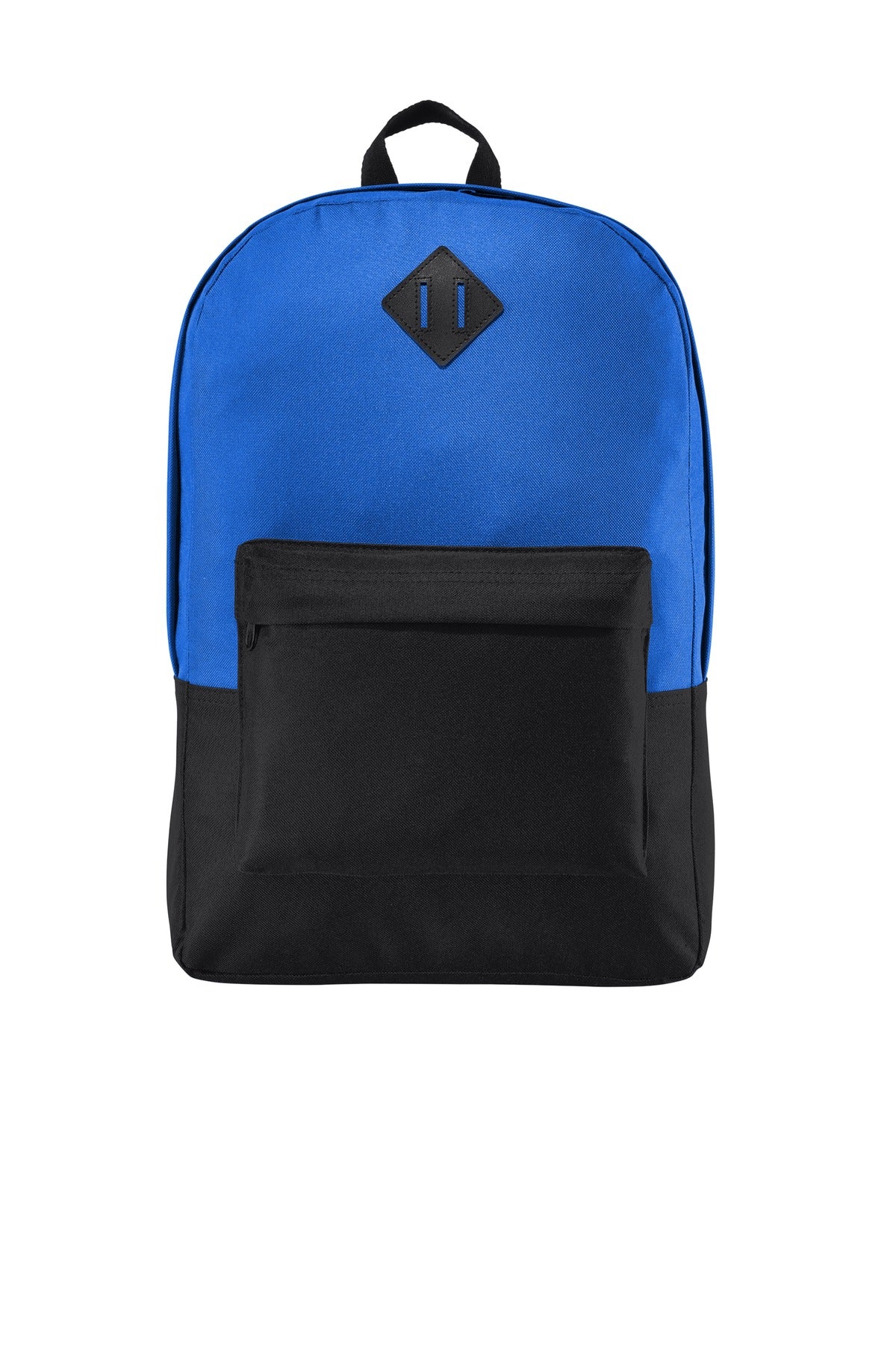 DISCONTINUED Port Authority Retro Backpack BG7150 - True Royal/ Black - front