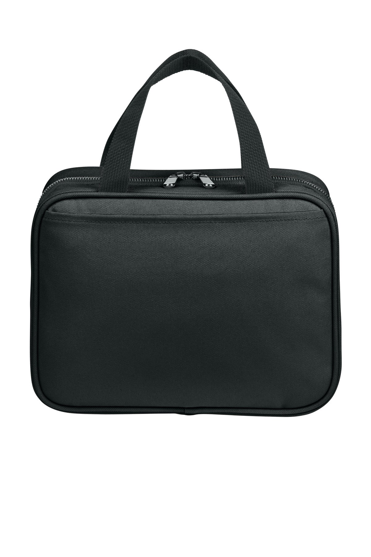 Port Authority Matte Oxford Hanging Travel Case BG755 - Deep Black - front