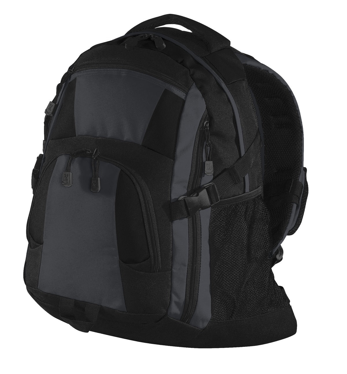 Port Authority Urban Backpack. BG77 - Black/ Magnet/ Black - front
