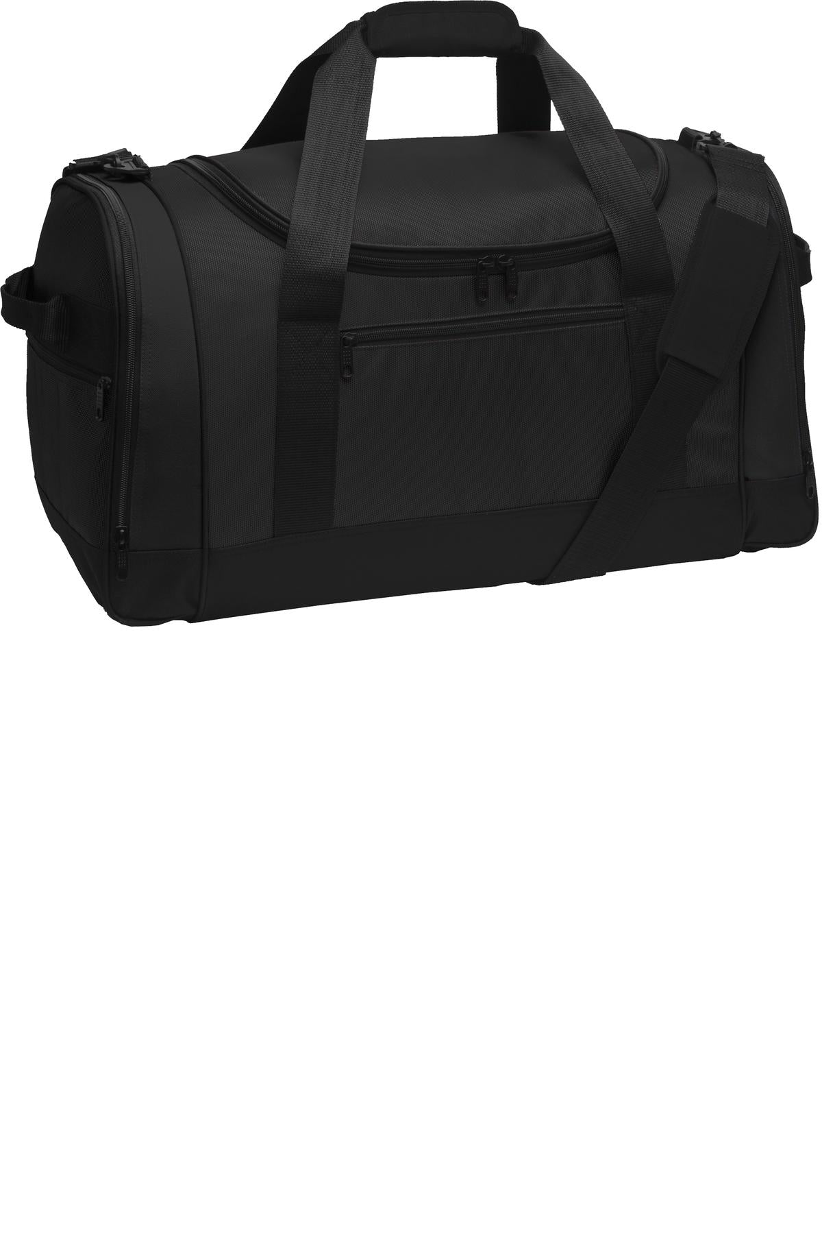 Port Authority Voyager Sports Duffel. BG800 - Black - front