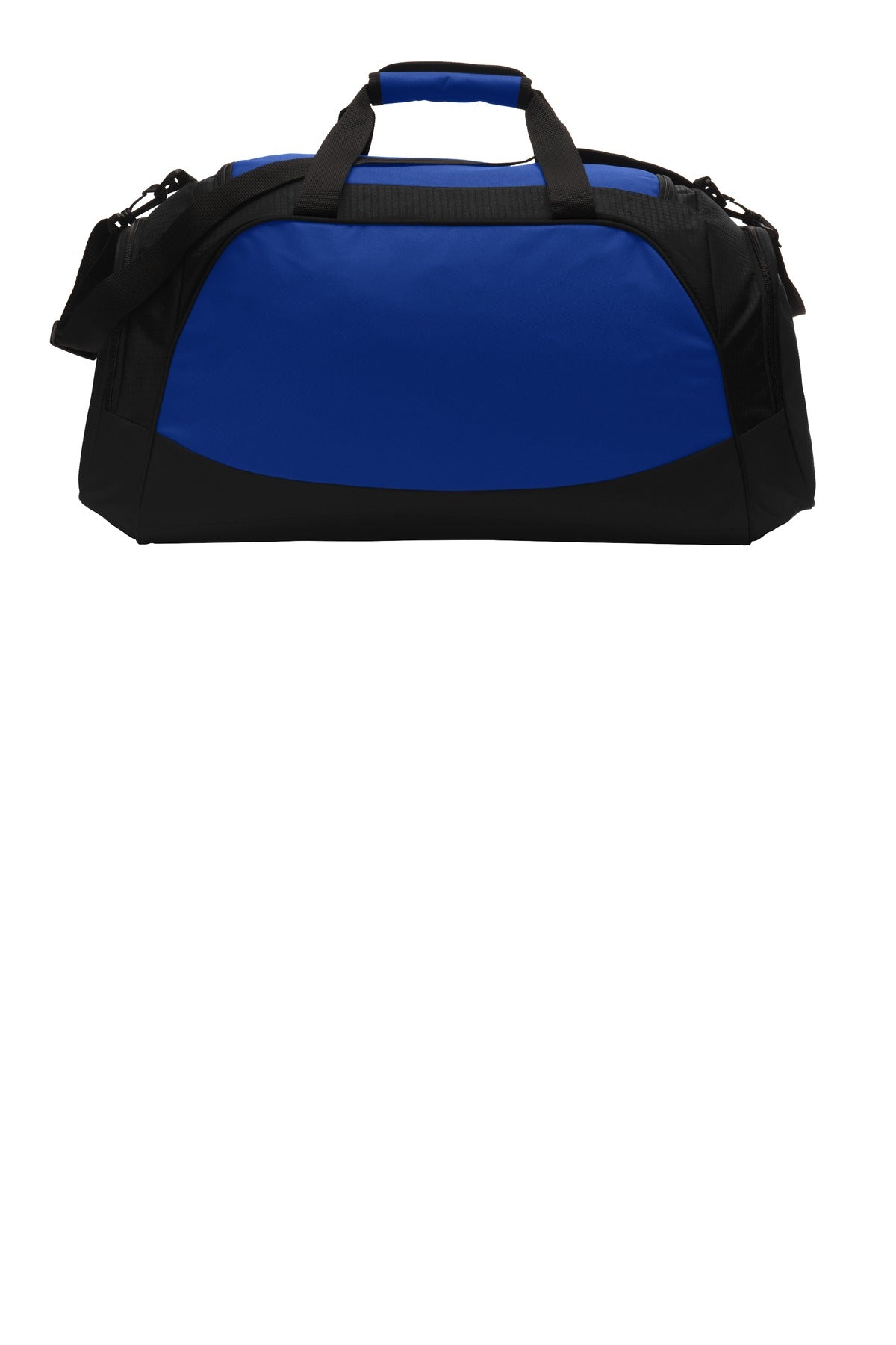 Port Authority Medium Active Duffel. BG801 - True Royal/ Black - back