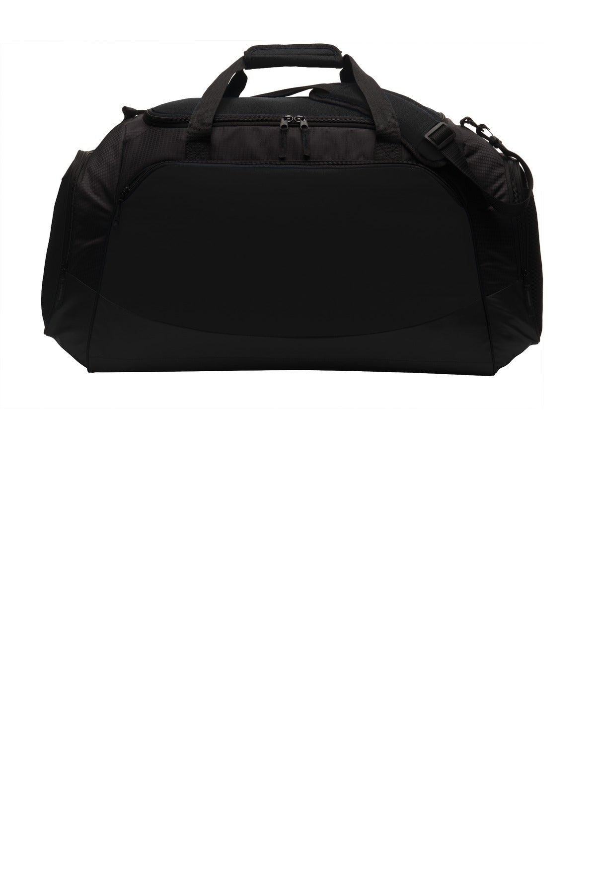 Port Authority Large Active Duffel. BG802 - Black/ Black - front