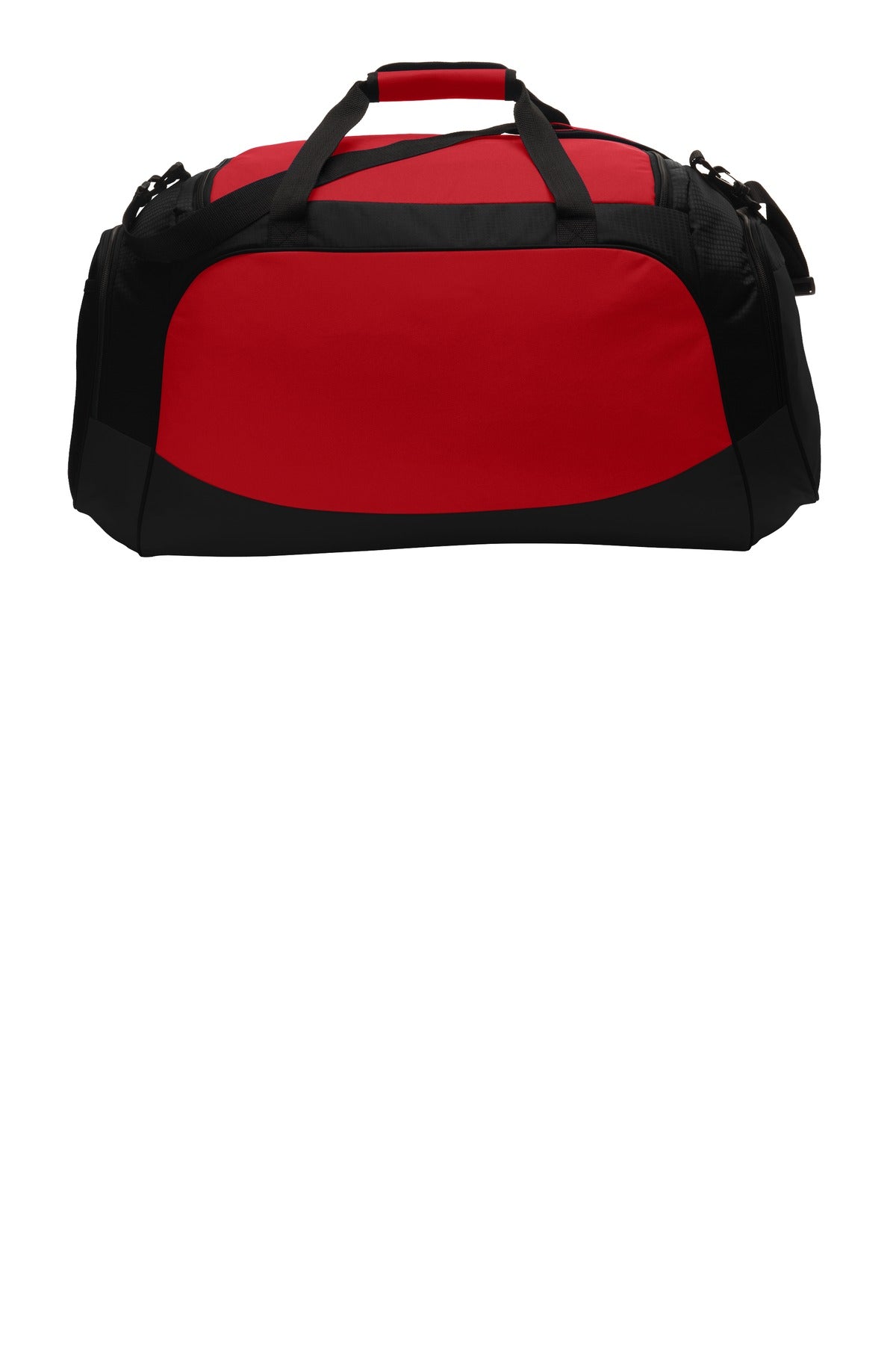 Port Authority Large Active Duffel. BG802 - True Red/ Black - back