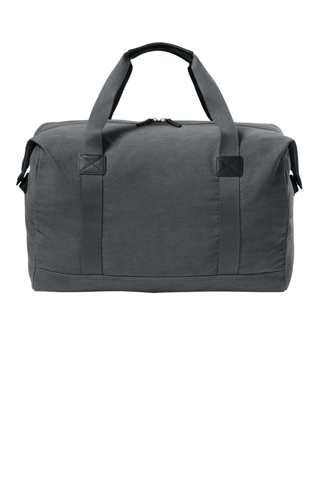 Port Authority Washed Canvas Duffel BG8030 - Grey Steel - back