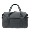 Port Authority Washed Canvas Duffel BG8030 - Grey Steel - front