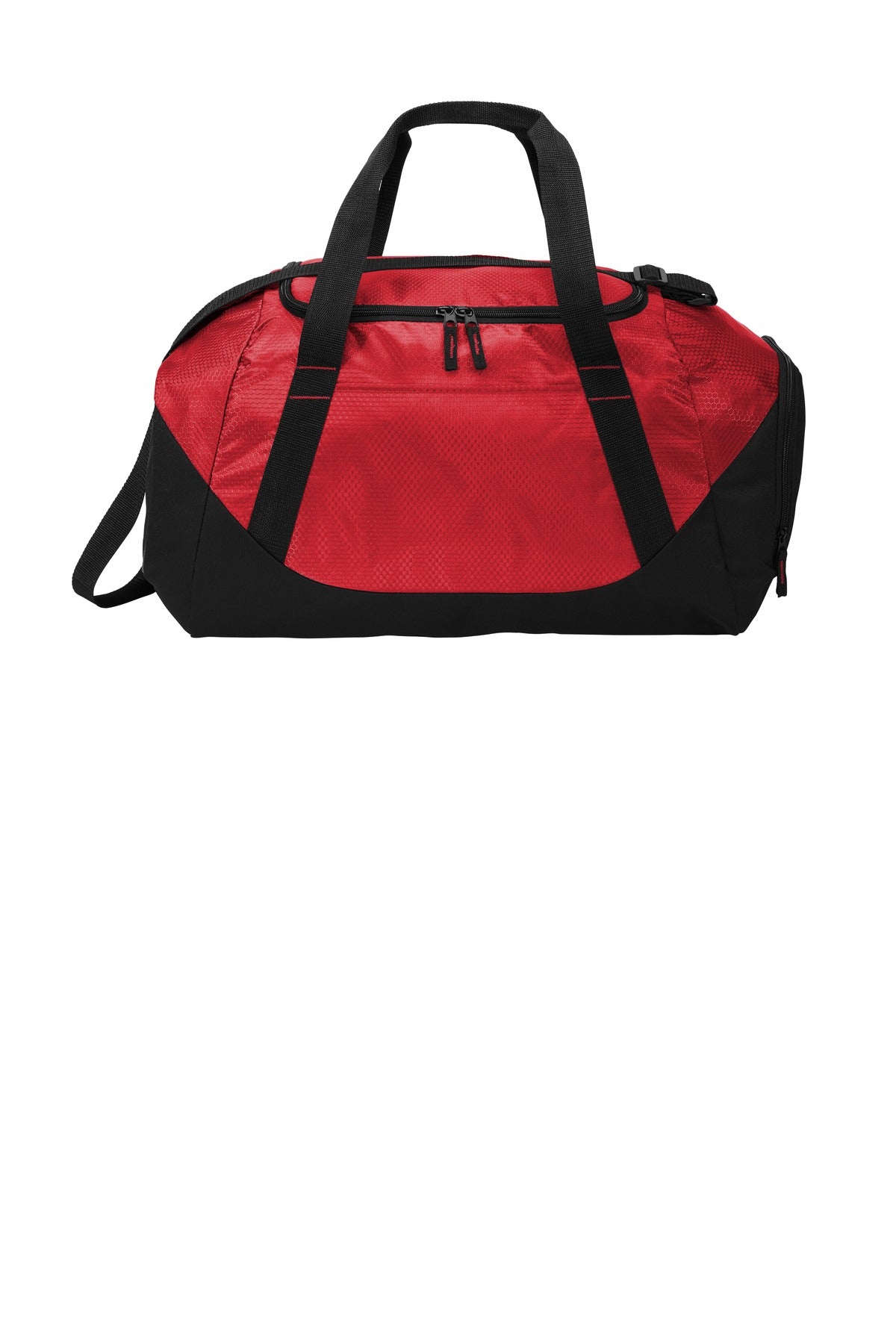 Port Authority Team Duffel BG804 - True Red/ Black - front