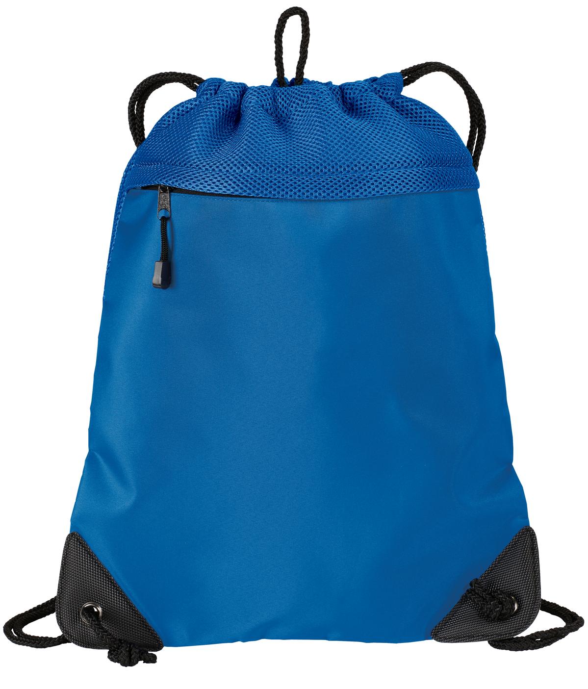 Port Authority - Cinch Pack with Mesh Trim. BG810 - Snorkel Blue - front
