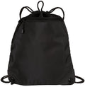 Port Authority - Cinch Pack with Mesh Trim. BG810 - Black - front