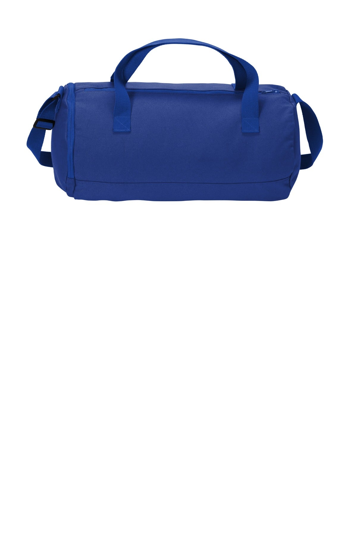 DISCONTINUED Port Authority Cotton Barrel Duffel BG814 - True Royal - front