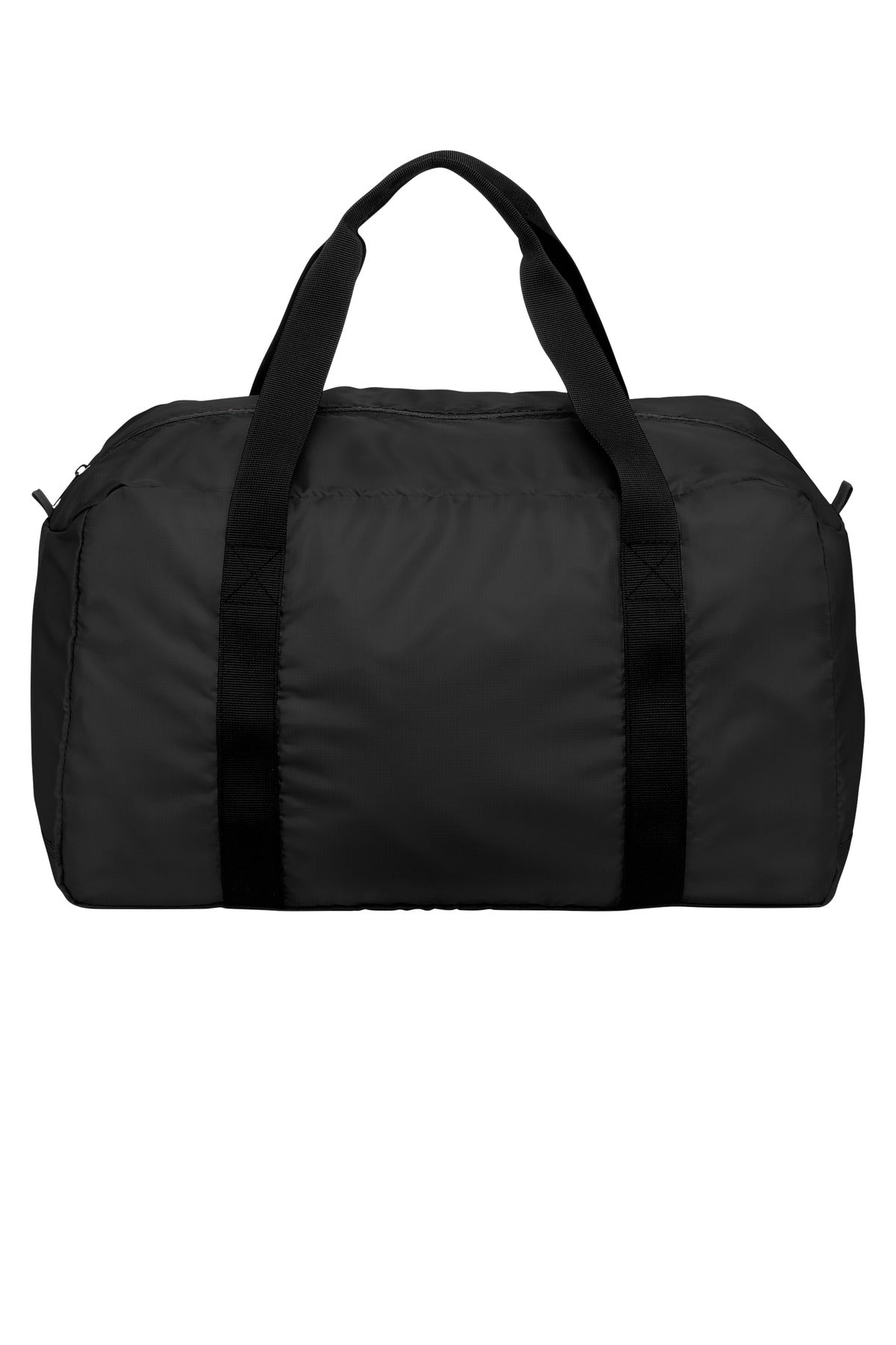 Port Authority Mini Ripstop Travel Duffel BG820 - Deep Black - front