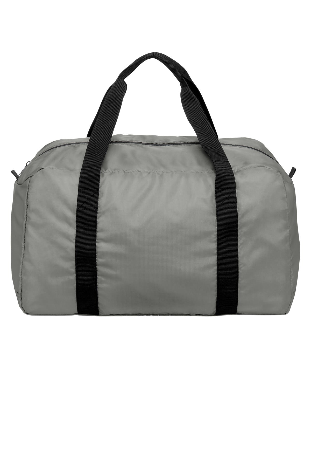 Port Authority Mini Ripstop Travel Duffel BG820 - Gusty Grey - front