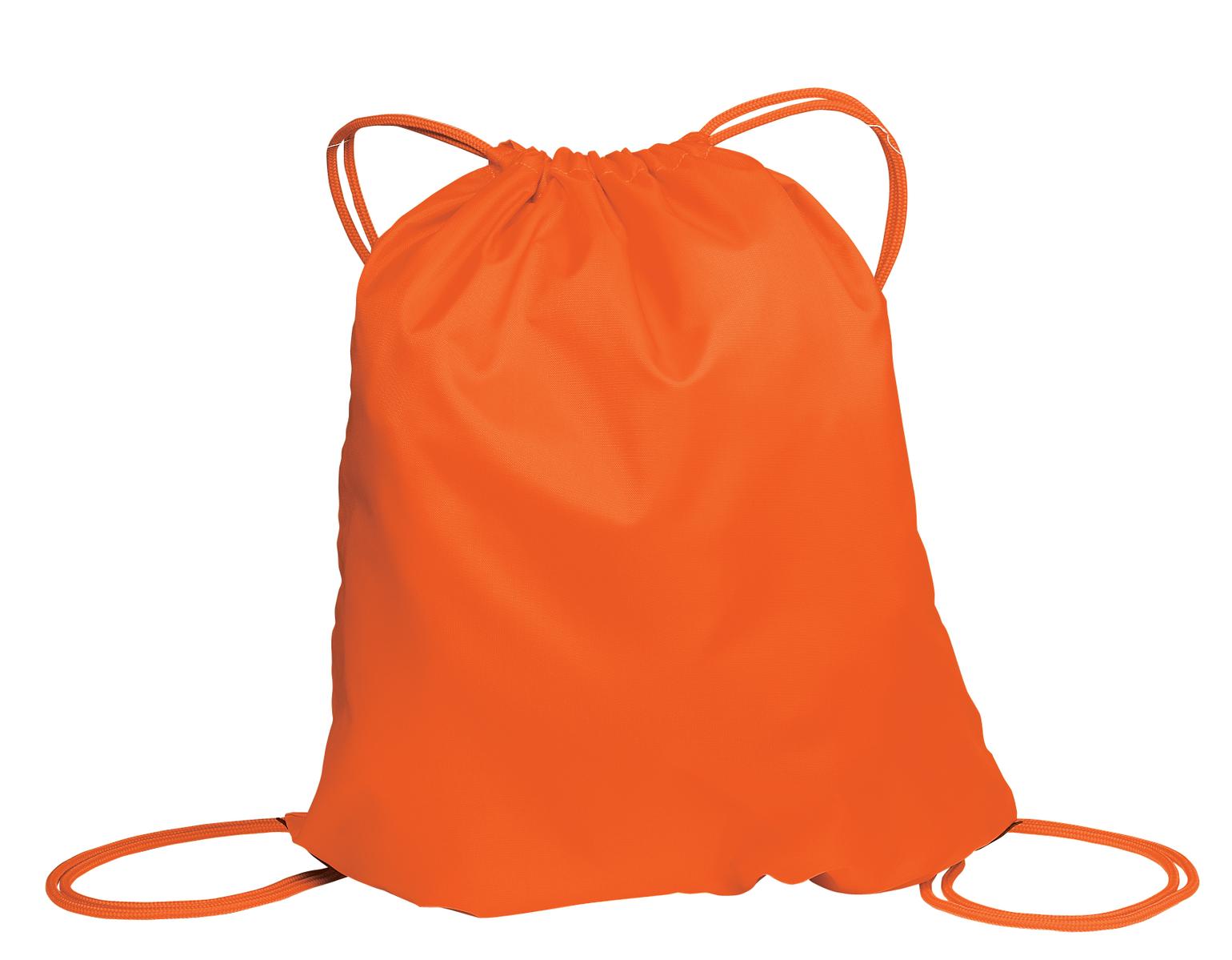 Port Authority - Cinch Pack. BG85 - Bright Orange - front