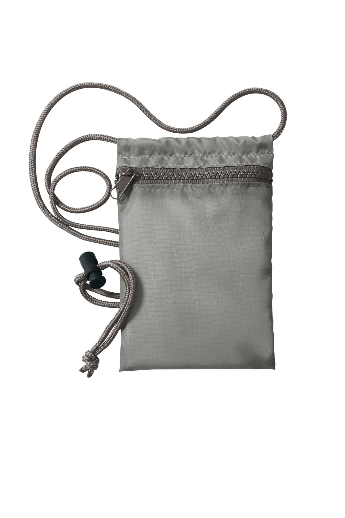 Port Authority Stash Crossbody Pouch (5-Pack) BG917 - Gusty Grey/ Deep Smoke - front