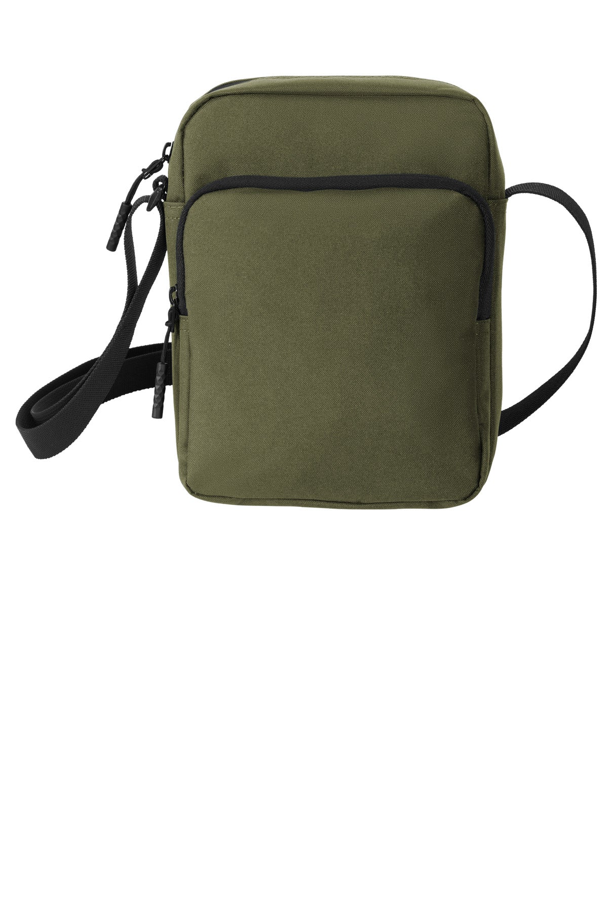 Port Authority Upright Crossbody Bag BG918 - Olive Green - front