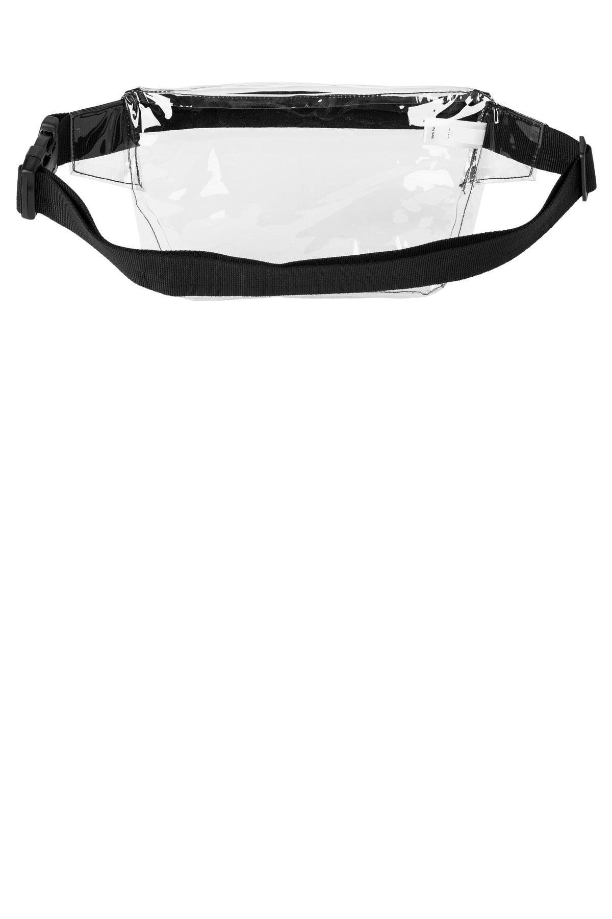 Port Authority Clear Hip Pack BG930 - Clear/ Black - back