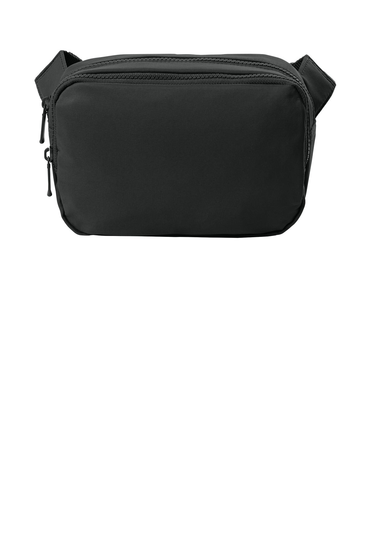 Port Authority Matte Dual-Compartment Crossbody BG938 - Deep Black - front