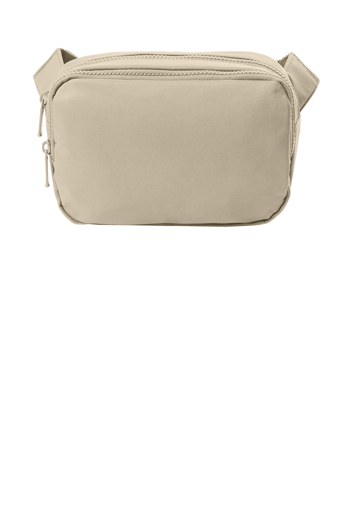 Port Authority Matte Dual-Compartment Crossbody BG938 - Sahara - front