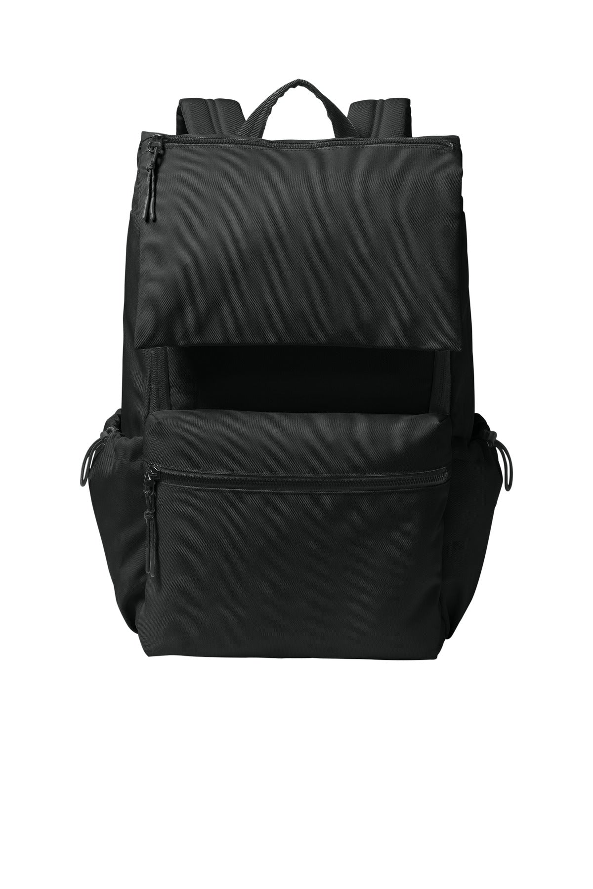 Port Authority Matte Oxford Backpack BG940 - Deep Black - front