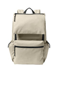 Port Authority Matte Oxford Backpack BG940 - Sahara - front